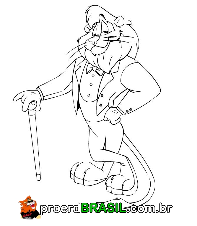 daren the lion coloring pages - photo #2